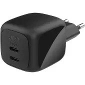 Belkin Dual Usb-c 50w Pd + Pps Wch019kqbk Usb-c Vegglader