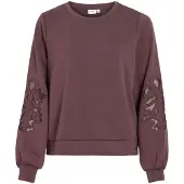 Vila Visiffa Rund Hals Langermet Sweatshirt