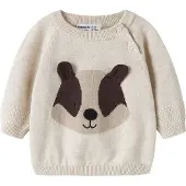 Name it Genser - Strikk - NbmRaq - Peyote-melange - - 1 år (80) - Genser