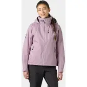Helly Hansen for woman. 34447 Crew Hooded Midl 2.0 lilac jacket (S), Casual, Purple, Outdoor, Polyester