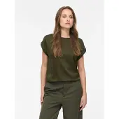 Vila Ellette Kort Ermet Bluse