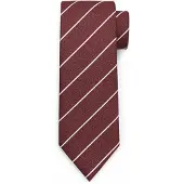 Suitable Slips Silke Striper Bordeaux Rød