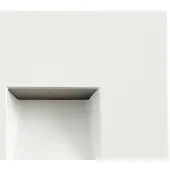 LINDBY LED innfelt vegglampe Alune, hvit, kantet, 8 x 8 cm, IP65