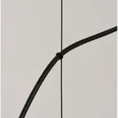Milan Iluminación Milan Wire pendellampe Ø 24 cm antracitt