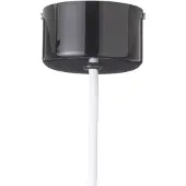 Jieldé Dante D450 hengelampe, svart, Ø 45 cm