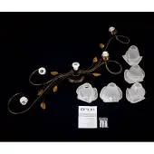 Orion Taklampe Sisi, 5 lyskilder, antikk