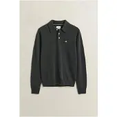 Gant for man. 8060109 Green wool polo shirt (XL), Casual, Long sleeve