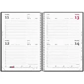 Mayland-Burde A/S Dagskalender, Mayland, 2 days, 132x178mm år: 2027, sort,, FSC Mix Credit