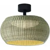 Bover utendørs taklampe Perris, brun/beige, Ø 47 cm