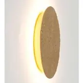 Holländer LED-vegglampe Meteor, Ø 19 cm, gull
