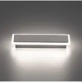 FISCHER&HONSEL GMBH LED-vegglampe Aluro, metall, nikkelfarget, CCT, dimbar