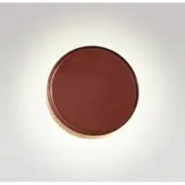 Marset LED-vegglampe Caramel, brun, Ø 22 cm, TRIAC, glass