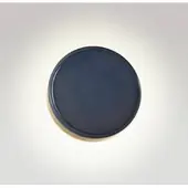 Marset LED-vegglampe Caramel, blå, Ø 22 cm, TRIAC, glass