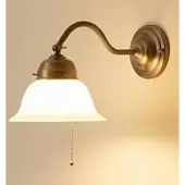 BERLINER MESSINGLAMP Vegglampe Boris av messing