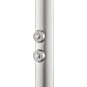 BOPP Share LED-uplight med leselampe, aluminium