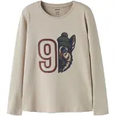 Name It Kids Printet Langermet Topp