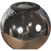 Steinhauer LED-hengelampe Bollique, 12 lyskilder. rund, svart, glass