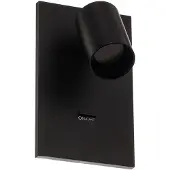 Arcchio spotlight Brinja, svart, metall, USB-C, bryter