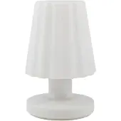 LINDBY LED-bordlampe Jovem, hvit, plast, RGB