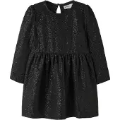 Name it Kjole - NmfRisine - Black - - 2 år (92) - Kjole