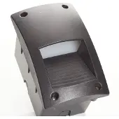 Fumagalli 1891 LED-innfellingslampe Leti 200-VP, svart 3W CCT