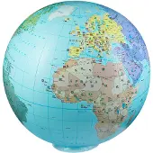 Usorteret Globe 85 cm - World, ball