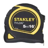 Stanley 5 m / 16 ft TYLON Målebånd – metrisk og imperial