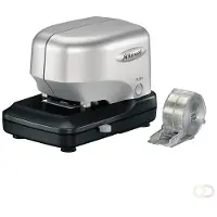 Rexel Stella 30 - Elektrisk stiftemaskin - 30 ark - svart/sølv