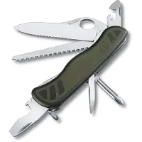 Victorinox Swiss Soldier's Knife 08 multiverktøy 10 funksjoner 111 mm, oliven