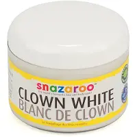 Snazaroo Sminkefarve klovne hvid 250ml