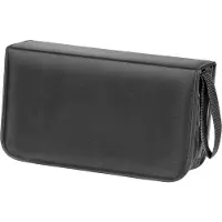 Hama CD Wallet 120 - Lomme for CD/DVD-plater - 120 plater - nylon - svart