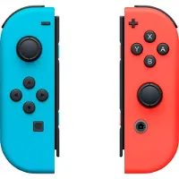 Nintendo | Joy-Con (venstre og høyre) - Gamepad - trådløs - Rød / Blå (sett) - for: Switch
