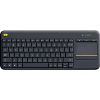 Logitech K400 Plus trådløst tastatur med touchpad 2,4 GHz, Nordisk, svart