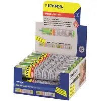 Tajima Dybhulspen refill PERMANENT mix hvid, blå, grøn 12 stk Lyra Dry