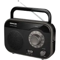 Sencor SRD 210 - Personlig radio - 1 watt - svart