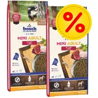 Bosch Tiernahrung Hundefôr For Små Voksne Hunder Med Lam Og Ris 15kg