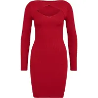 Urban Classics Cut Out Kjole Med Lange Ermer