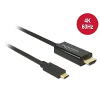 DeLOCK USB Type-C til HDMI-kabel (DP Alt Mode), 4K 60 Hz, 2 m