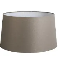 QAZQA Linskjerm taupe 45 cm