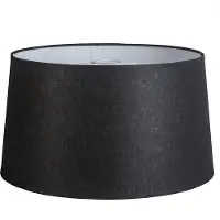 QAZQA Linskjærmslampe svart 45/25