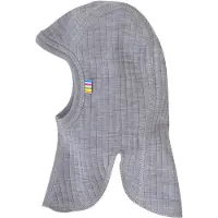 Joha Balaclava - 2-lags - Ull - Grå Melert - - 48 cm - Balaclava - dobbel