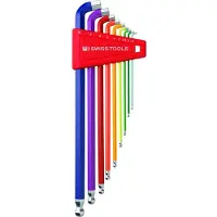 Baier PB Stiftnøglesæt 100° L+K Rainbow 1,5-10 mm