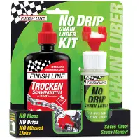 Finish Line No Drip Chain 60ml+dry Teflon Chain 120ml Smøremiddel