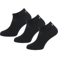 FILA Ankelsokker - 3-pack - Svart - - 35/38 - Sokker
