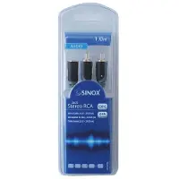 Sinox beslag Sinox Plus+ - Lydkabel - RCA hann til mini-phone stereo 3.5 mm hunn - 1 m