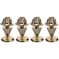 Monacor SPS-10/GO, Stål, Gull, 1 ben, 4 stykker