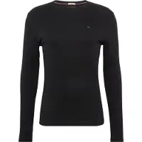 Tommy Hilfiger Original Ribbed Organic Cotton Langarmet T-skjorte