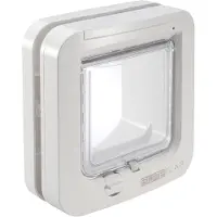 Sure Flap katteluke med chip - Hvit