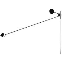 Luce Plan LED-vegglampe Counterbalance svart