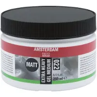 Amsterdam Extra heavy gel medium matt 022 glass